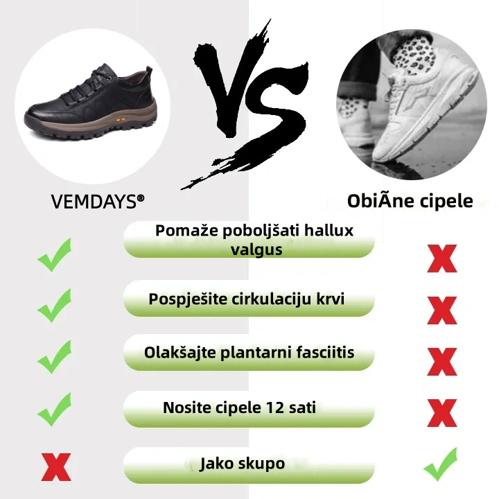 【🎁Vremenski ograničena ponuda】 - Autentične australske udobne ortopedske cipele, izrađene od teleće kože👞 (potpora svodu stopala - ublažava bol u stopalu), osiguravaju udobno hodanje✅