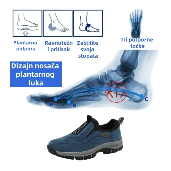 (⏰50% popusta danas - ne propustite)🔥- meke i udobne ortopedske cipele talijanskog luksuznog brenda od brušene kože, stil za parove🌹 (podrška - ublažava bol u stopalima)