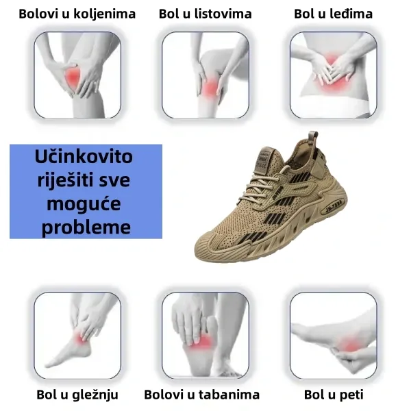 [🎉🎉Današnji popust od 50% - ne propustite] 🔥Ergonomski dizajnirane ortopedske cipele: omogućuju vam da se lako riješite bolova u stopalima