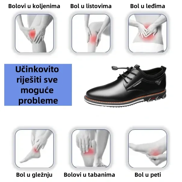 【🔥Danas u pola cijene - ne propustite】 Ergonomski dizajnirane ortopedske cipele - dizajn koji podržava luk 👞Lako se riješite bolova u stopalima