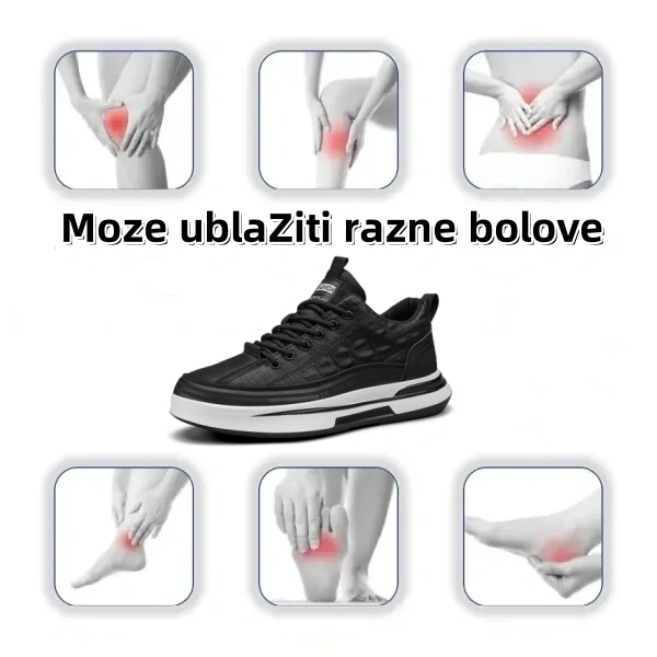 【🎁Vremenski ograničena ponuda】Muške ortopedske cipele👞 Izrađene od teleće kože🐂 Vodootporne i neklizajuće✅ Potpora svodu stopala - udobno hodanje✅