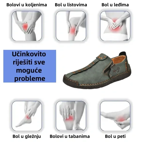 (⏰50% popusta na ograničeno vrijeme danas)🔥-Meke i udobne ručno rađene kožne cipele👞-Podupirač za luk-olakšava hodanje