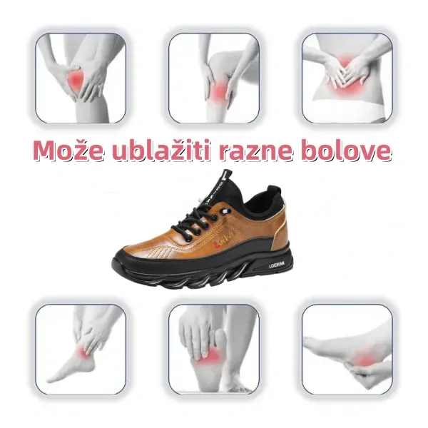 (🎉 Proljetna rasprodaja 50% popusta, uskoro završava) Muške ortopedske cipele izrađene od australske teleće kože✅Ekološki ulošci od memorijske pjene: udobno i bezbolno hodanje - ručno šivano