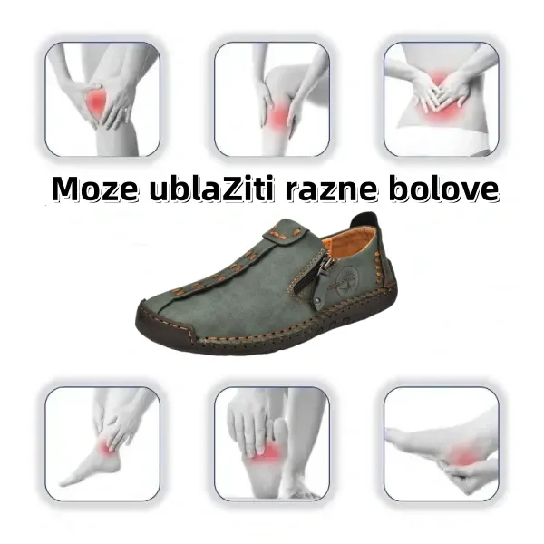 (🎉 Proljetno ograničeno vrijeme u pola cijene, samo danas - ne propustite) - Autentične muške ortopedske cipele od australske teleće kože ✅ Udobno hodanje i ublažavanje bolova
