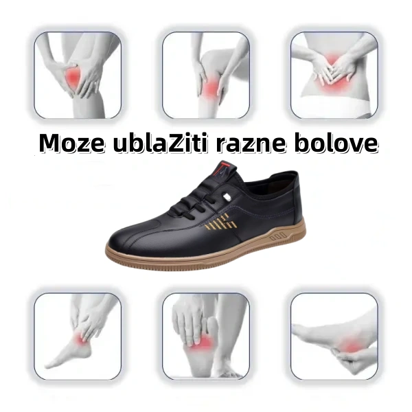 【🎁Današnji popust od 60% - ne propustite】 - Udobne ortopedske cipele od prave teleće kože 👞 (potpora svodu stopala - ublažavaju bol u stopalima) omogućuju vam udobno hodanje✅