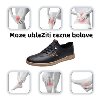 【🎁Današnji popust od 60% - ne propustite】 - Udobne ortopedske cipele od prave teleće kože 👞 (potpora svodu stopala - ublažavaju bol u stopalima) omogućuju vam udobno hodanje✅