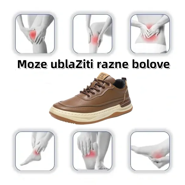 (⏰Proljetna rasprodaja 60%, uskoro završava) Muške ortopedske cipele od australske teleće kože✅Ekološki uložak od memorijske pjene: udobno i bezbolno hodanje - ručno šivano