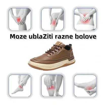 (⏰Proljetna rasprodaja 60%, uskoro završava) Muške ortopedske cipele od australske teleće kože✅Ekološki uložak od memorijske pjene: udobno i bezbolno hodanje - ručno šivano