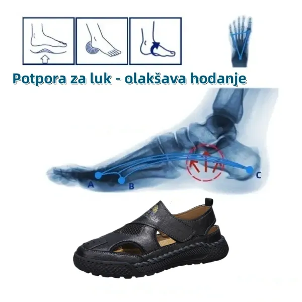 [🎁Danas u pola cijene - ne propustite] Ergonomski dizajnirane ortopedske sandale - bezbolno hodanje 👞 čini hodanje ugodnijim