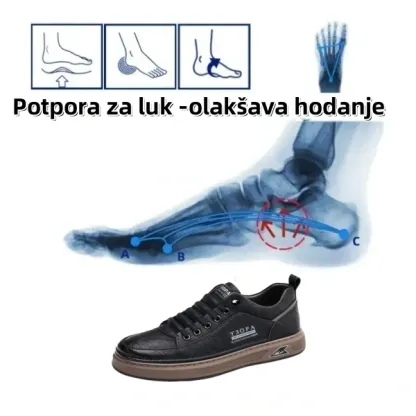 (🎉Veliko proljetno sniženje -50%, samo danas - ne propustite) - Autentične muške ortopedske cipele od australske teleće kože ✅ Udobno hodanje i ublažavanje bolova