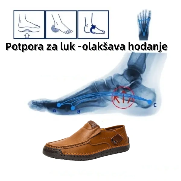 [⏰60% popusta na ograničeno vrijeme - ne propustite! ] 🔥 Muške cipele za hodanje izrađene od prave australske teleće kože 👞 ✅ Ručno šivane za udobno hodanje