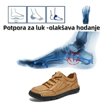 【🎁Vremenski ograničen popust - 60%】Izrađeno od prave australske kravlje kože👞 Ručno prošiveno za udobno nošenje✅