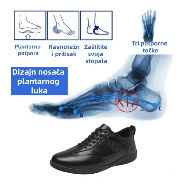 【🎁Danas 50% popusta - Ne propustite】 Ergonomski dizajnirane ortopedske cipele - Premium koža + ručno šivane 👞