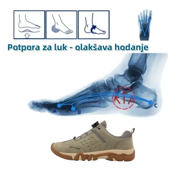 【🔥Danas u pola cijene - ne propustite】 Ergonomski dizajnirane ortopedske cipele - dizajn koji podržava luk 👞Lako se riješite bolova u stopalima