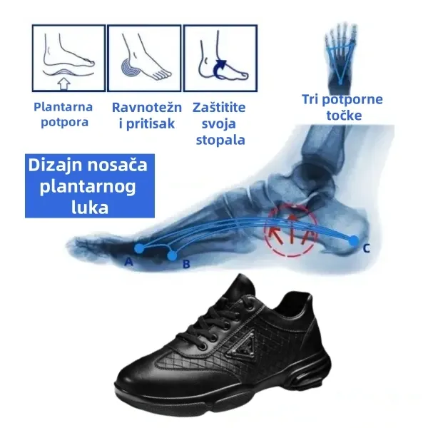 (⏰Danas je u pola cijene na ograničeno vrijeme, ne propustite) - 🔥2025🔥Nove autentične australske ortopedske cipele od teleće kože - podrška za luk - ublažava bol u stopalu - olakšava hodanje✅