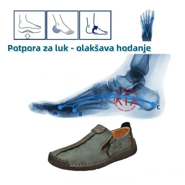 【🎁Danas 50% popusta - Ne propustite】 Ergonomski dizajnirane ortopedske cipele - Premium koža + ručno šivane 👞