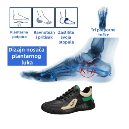 (🎉Danas 50% popusta - vremenski ograničena ponuda) - Nove muške ortopedske cipele 2025. 👞Koža visoke kvalitete✅Ručno šivana za udobno hodanje i ublažavanje bolova