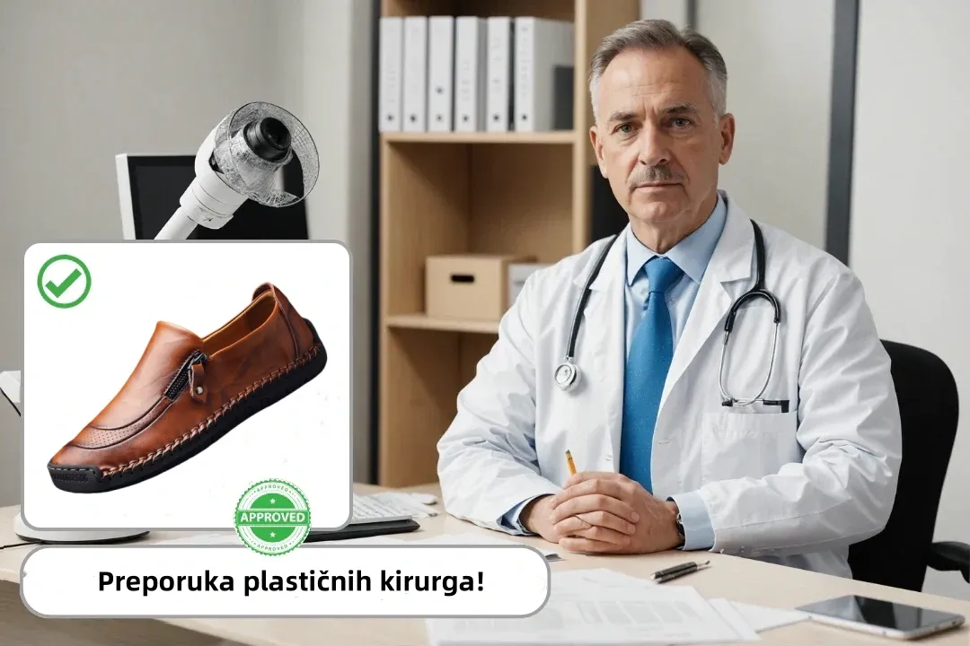 (⏰Danas ograničeni popust od 50% - ne propustite) 🔥-Mekane i udobne ručno rađene kožne cipele 👞-Podupirač za luk-olakšava hodanje✅