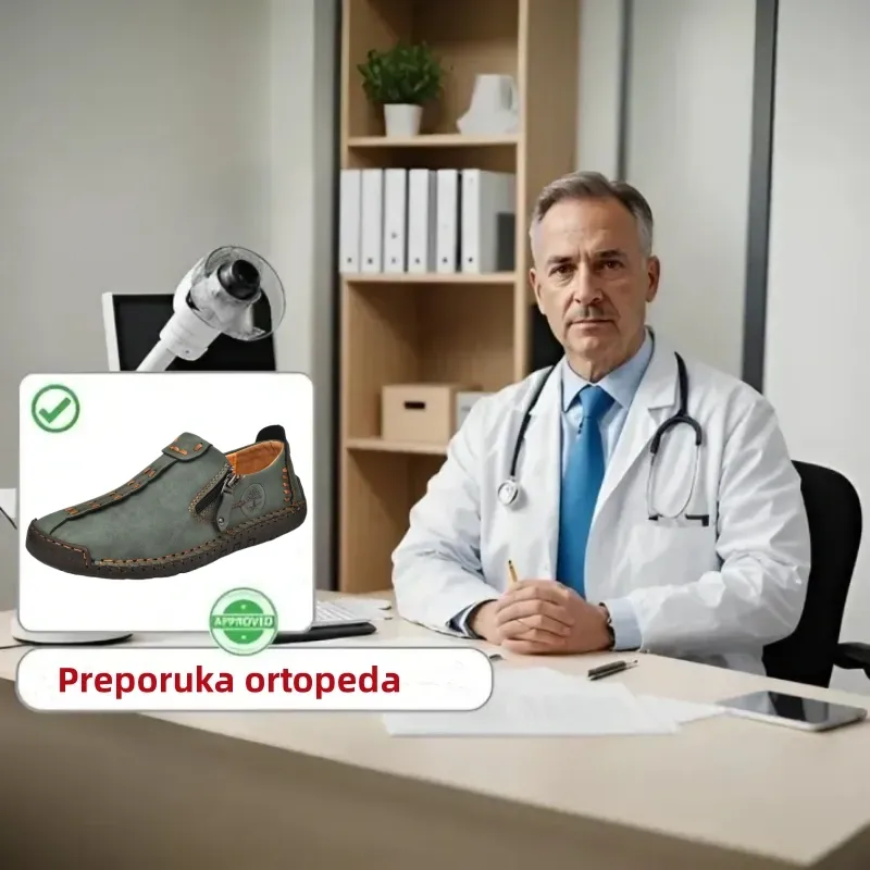 【🔥Danas u pola cijene - ne propustite】 Ergonomski dizajnirane ortopedske cipele - dizajn koji podržava luk 👞Lako se riješite bolova u stopalima