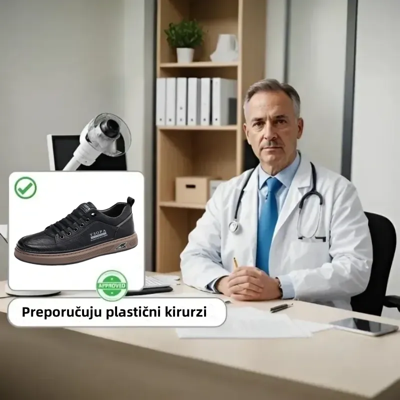 (🎉Veliko proljetno sniženje -50%, samo danas - ne propustite) - Autentične muške ortopedske cipele od australske teleće kože ✅ Udobno hodanje i ublažavanje bolova