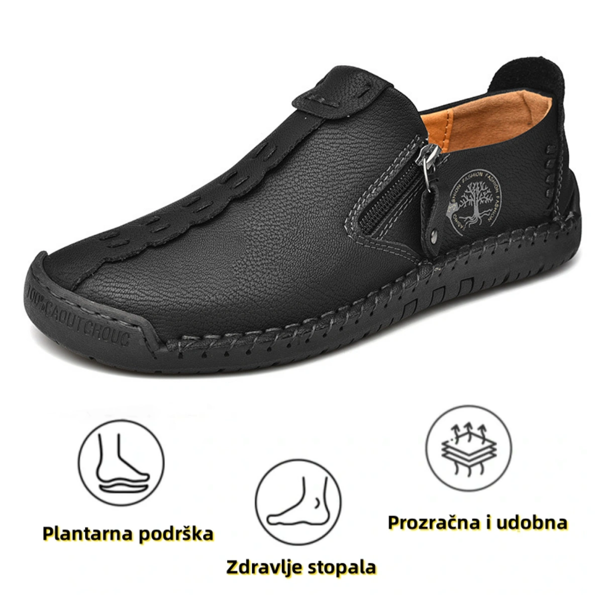 【🔥Danas u pola cijene - ne propustite】 Ergonomski dizajnirane ortopedske cipele - dizajn koji podržava luk 👞Lako se riješite bolova u stopalima