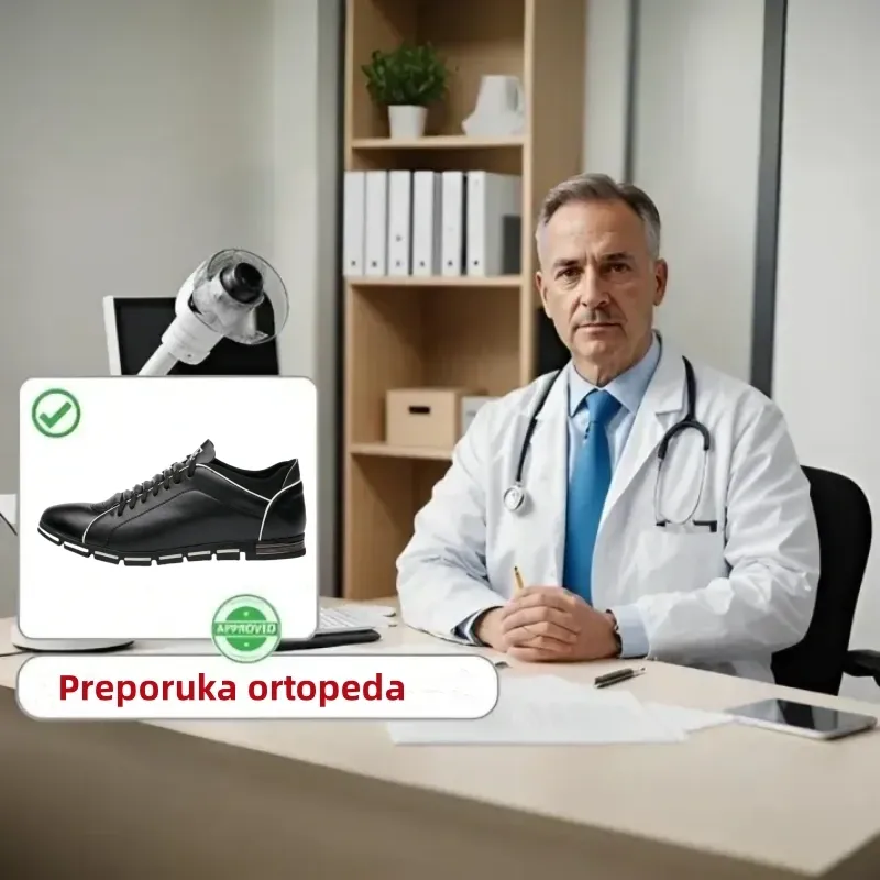 【🔥Danas u pola cijene - ne propustite】 Ergonomski dizajnirane ortopedske cipele - dizajn koji podržava luk 👞Lako se riješite bolova u stopalima