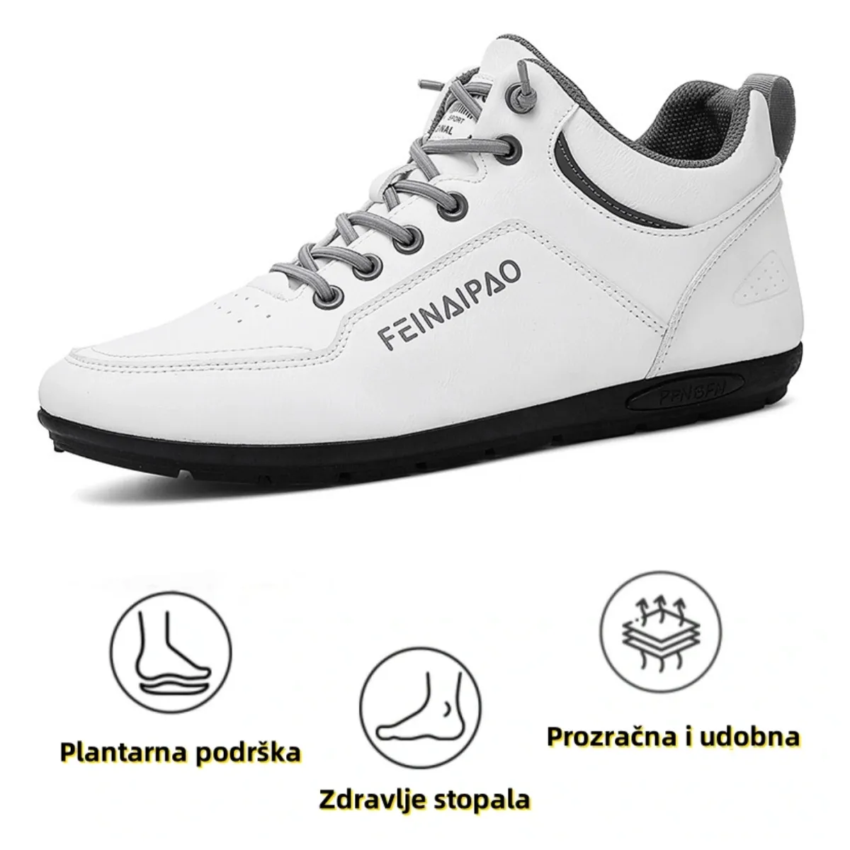 [Današnja ponuda u pola cijene - ne propustite] Ergonomski dizajnirane muške cipele za slobodno vrijeme - učinkovito ublažavaju bol pri hodu 👞Prilagođavaju pravilan položaj ljudskog tijela