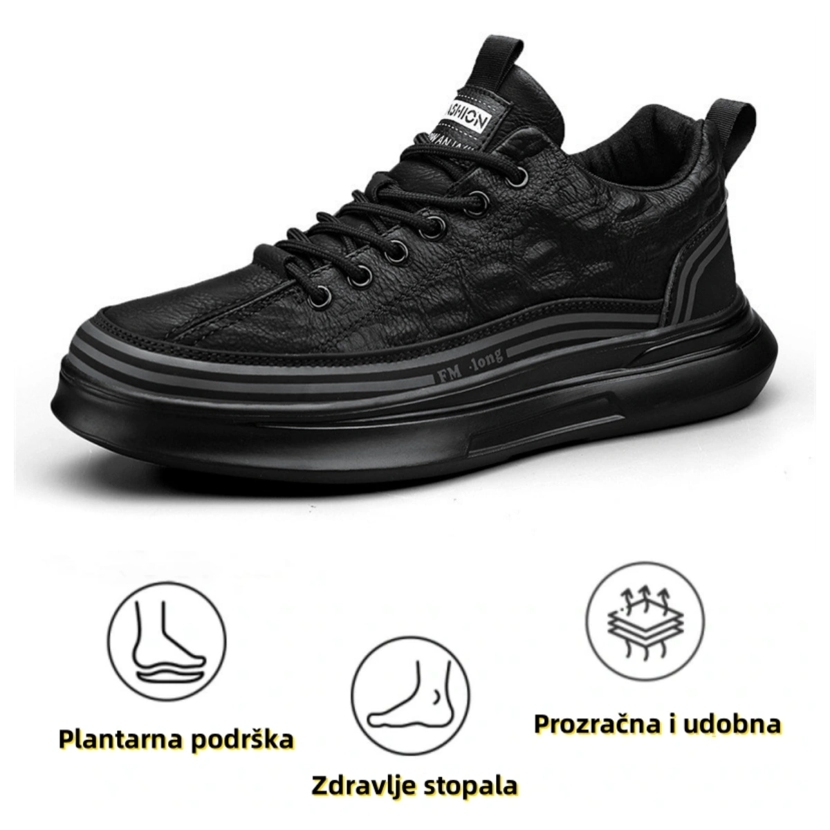 【🎁Vremenski ograničena ponuda】Muške ortopedske cipele👞 Izrađene od teleće kože🐂 Vodootporne i neklizajuće✅ Potpora svodu stopala - udobno hodanje✅