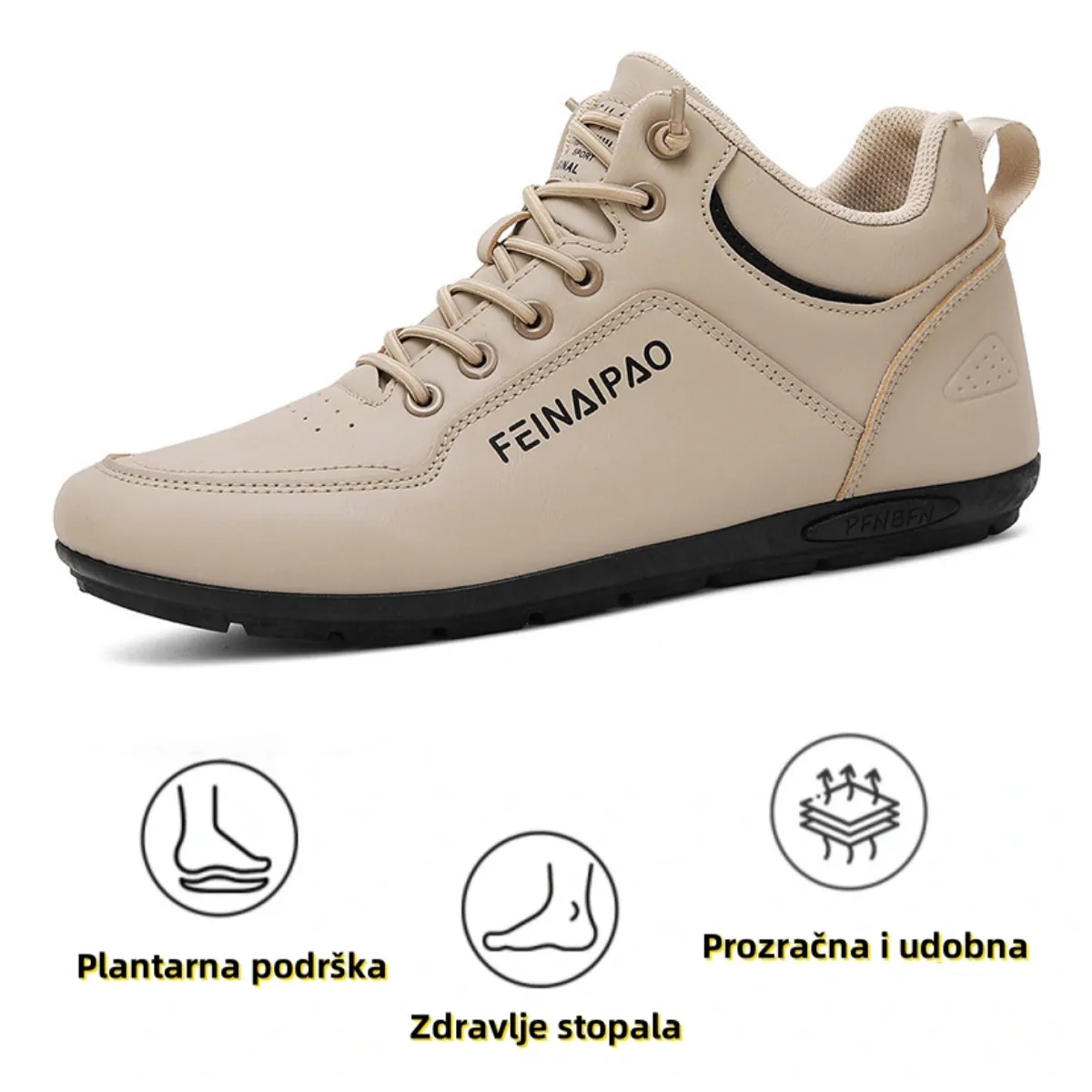 [Današnja ponuda u pola cijene - ne propustite] Ergonomski dizajnirane muške cipele za slobodno vrijeme - učinkovito ublažavaju bol pri hodu 👞Prilagođavaju pravilan položaj ljudskog tijela