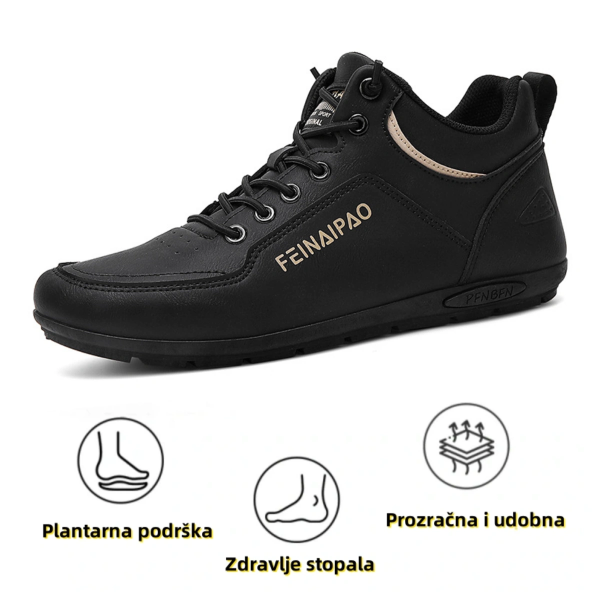 [Današnja ponuda u pola cijene - ne propustite] Ergonomski dizajnirane muške cipele za slobodno vrijeme - učinkovito ublažavaju bol pri hodu 👞Prilagođavaju pravilan položaj ljudskog tijela