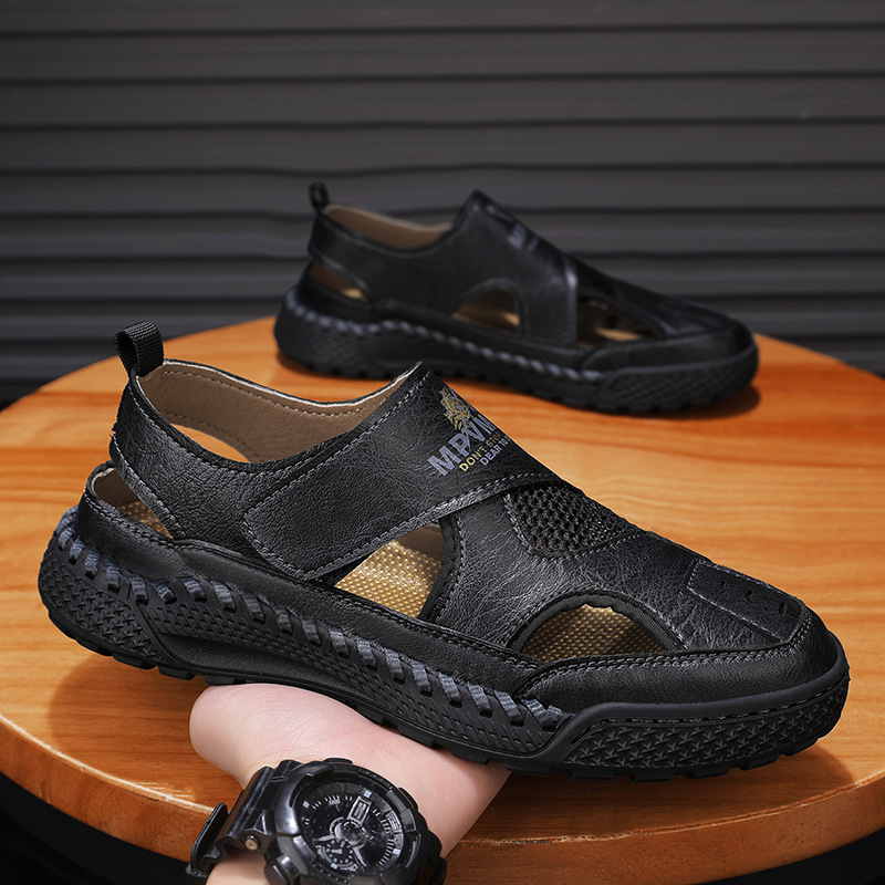 🔥 50% popusta na ograničeno vrijeme - Ručni rad od prave kože - Ljetne ortopedske sandale s podrškom za luk, ✅ Ublažavanje bolova - Ergonomski dizajn