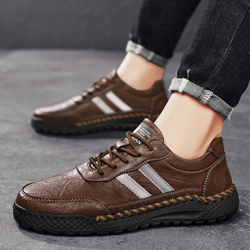 (⏰Danas ograničeni popust od 50% - ne propustite) 🔥-Mekane i udobne ručno rađene kožne cipele 👞-Podupirač za luk-olakšava hodanje✅