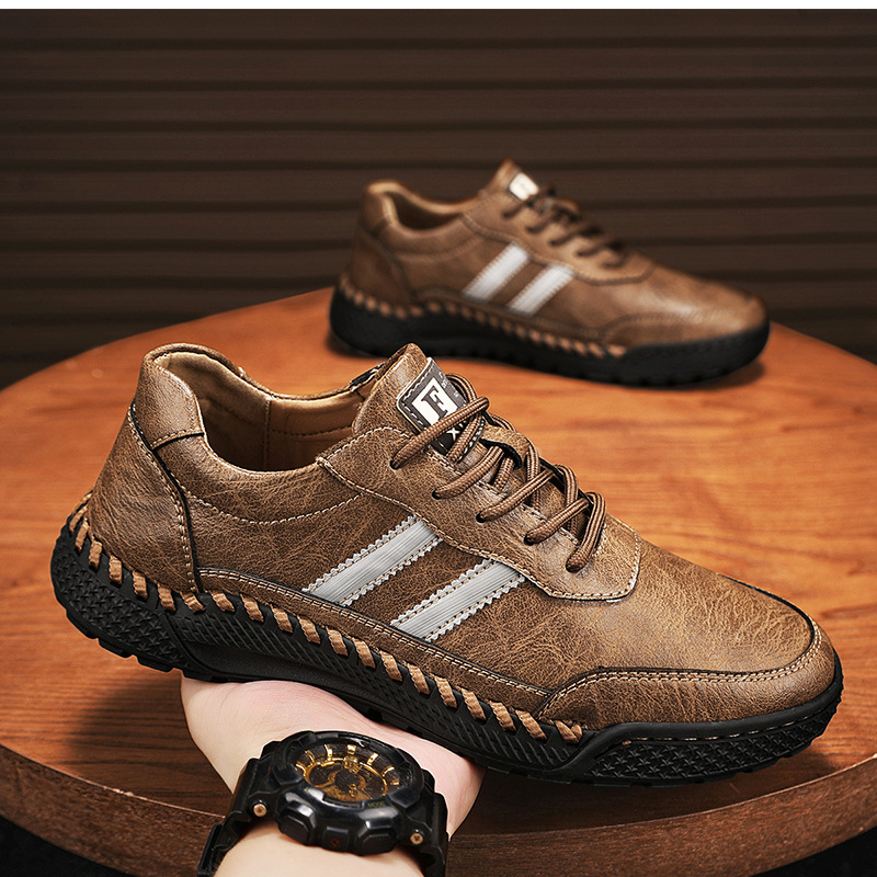 (⏰Danas ograničeni popust od 50% - ne propustite) 🔥-Mekane i udobne ručno rađene kožne cipele 👞-Podupirač za luk-olakšava hodanje✅