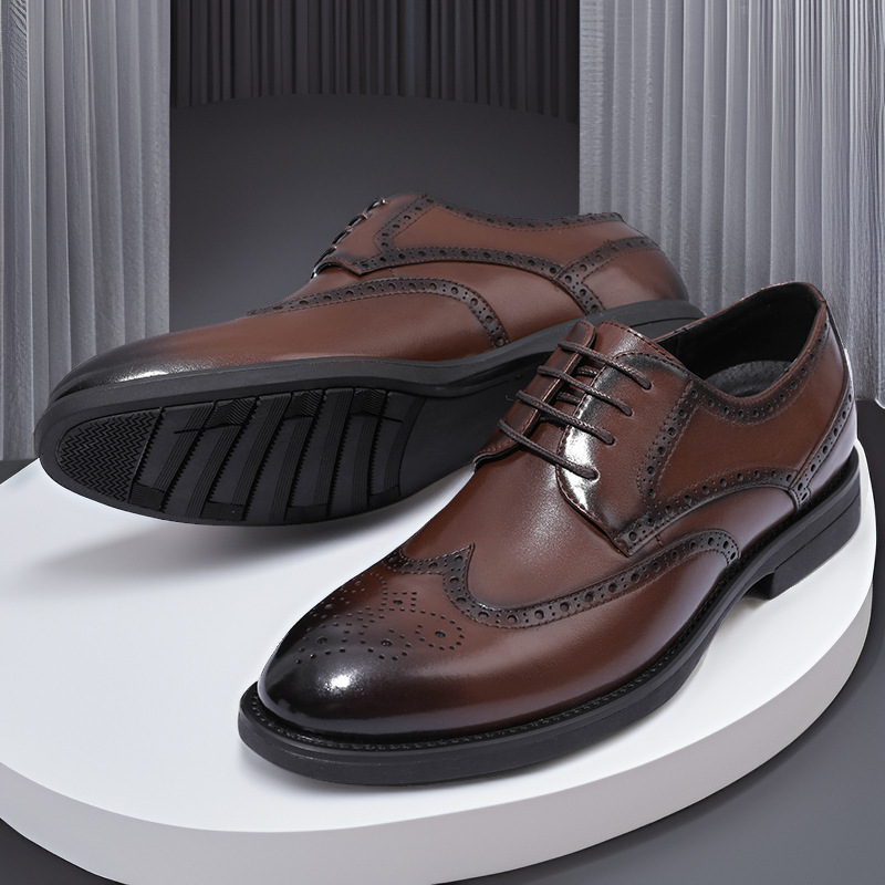 (⏰Ograničeno vrijeme - Ne propustite današnji popust od 50% - Ponuda)🔥2025 Nove modne muške cipele za slobodno vrijeme od prave kože: potpora za luk, udobna i prozračna, olakšava hodanje