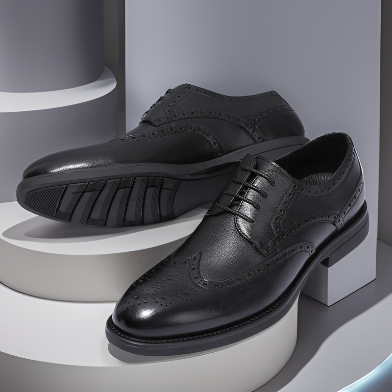 (⏰Ograničeno vrijeme - Ne propustite današnji popust od 50% - Ponuda)🔥2025 Nove modne muške cipele za slobodno vrijeme od prave kože: potpora za luk, udobna i prozračna, olakšava hodanje