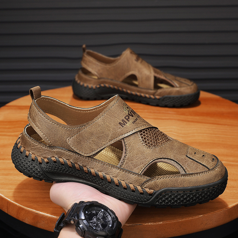 🔥 50% popusta na ograničeno vrijeme - Ručni rad od prave kože - Ljetne ortopedske sandale s podrškom za luk, ✅ Ublažavanje bolova - Ergonomski dizajn