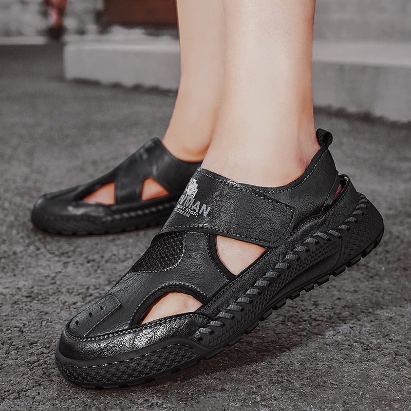 🔥 50% popusta na ograničeno vrijeme - Ručni rad od prave kože - Ljetne ortopedske sandale s podrškom za luk, ✅ Ublažavanje bolova - Ergonomski dizajn