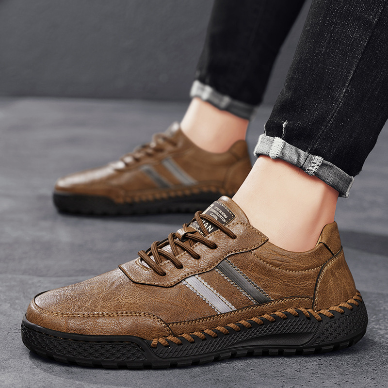 (⏰Danas ograničeni popust od 50% - ne propustite) 🔥-Mekane i udobne ručno rađene kožne cipele 👞-Podupirač za luk-olakšava hodanje✅