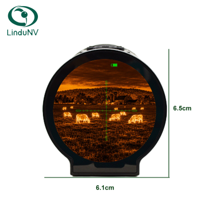LDTI006 50Hz Thermal Imaging Monocular with Laser Rangefinder, <40mK NETD, Waterproof & Mountable