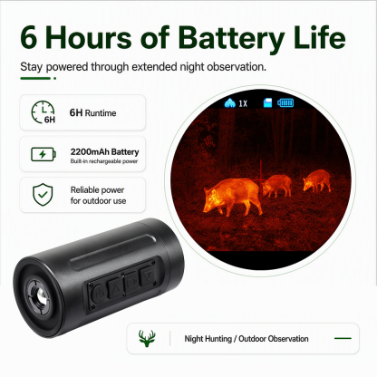 LDTI007 50Hz Thermal Scope 256×192 with 9.7mm F1.0 Lens