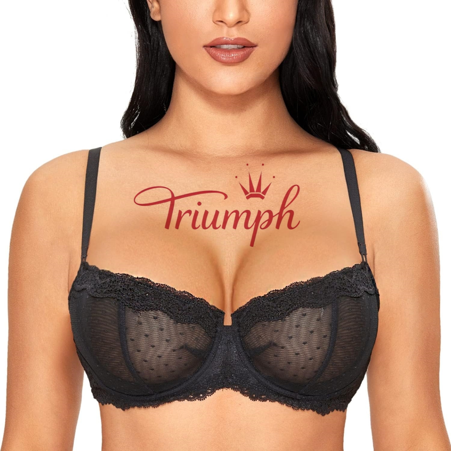 Triumph - 3 kusy. ✨Dámská žakárová podprsenka s předním zapínáním