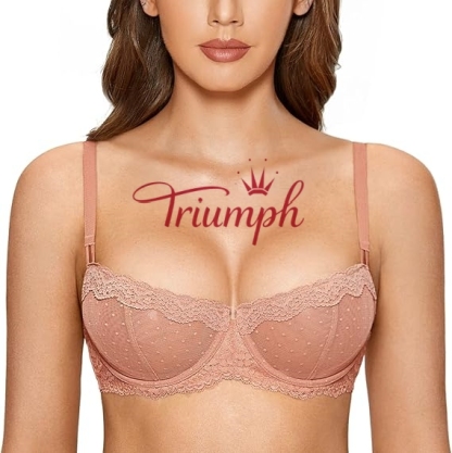 Triumph - 3 kusy. ✨Dámská žakárová podprsenka s předním zapínáním