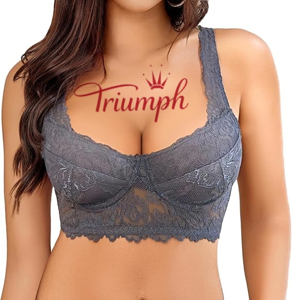 Triumph - 3 kusy. ✨Dámská žakárová podprsenka s předním zapínáním