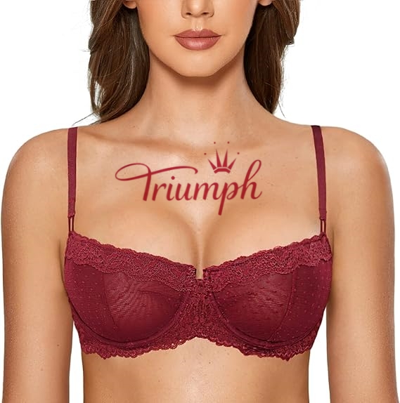 Triumph - 3 kusy. ✨Dámská žakárová podprsenka s předním zapínáním