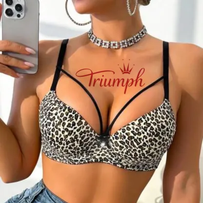 TRIUMPH - 3 τεμάχια 🔥Σέξι σουτιέν με δαντέλα και φαρδιές τιράντες