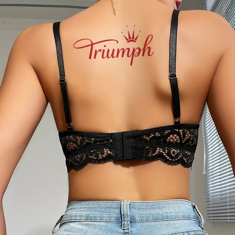 TRIUMPH - 3 kusy 🔥Krajková sexy podprsenka se širokými ramínky