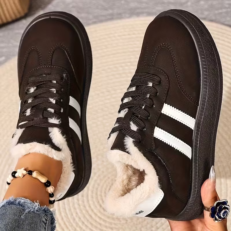 Women's Winter Thick Warm Lace-Up Ankle Boots
