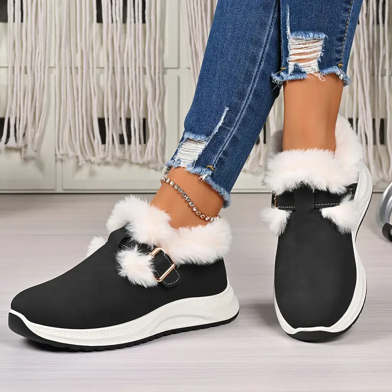 Women's Plush Winter Snow Boots