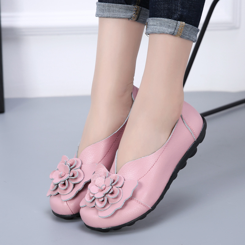 Orthopedic Flower Loafers In Breathable Leather - BUY 2 FREE SHIPPING