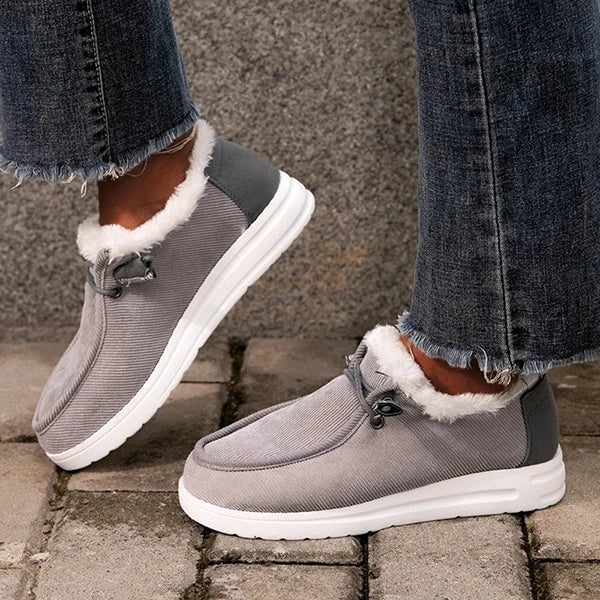 Women's soft head thick bottom orthotic arch support wool thick warm cotton shoes